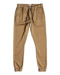 Мужские коричневые спортивные штаны от Quiksilver