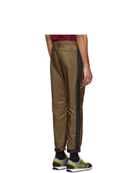 Мужские коричневые спортивные штаны от Prada