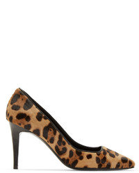 Коричневые туфли с леопардовым принтом от Pierre Hardy