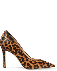 Коричневые туфли с леопардовым принтом от Sam Edelman