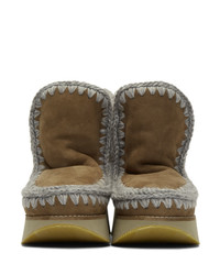 Коричневые угги от Mou