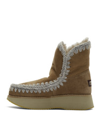 Коричневые угги от Mou