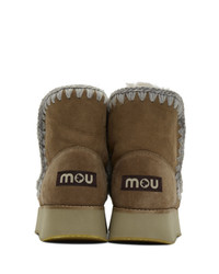 Коричневые угги от Mou