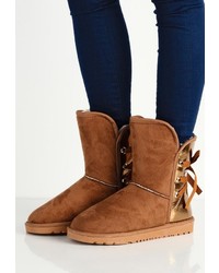 Коричневые угги от LOST INK