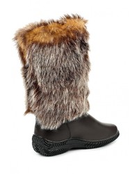 Коричневые угги от Pink Frost