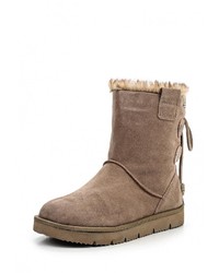 Коричневые угги от Tamaris