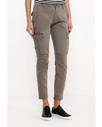 Коричневые узкие брюки от Fornarina