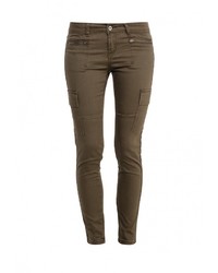 Коричневые узкие брюки от Jennyfer