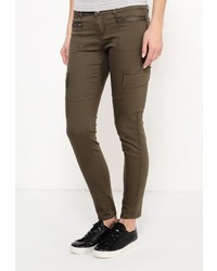 Коричневые узкие брюки от Jennyfer