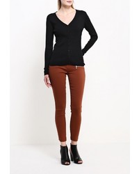 Коричневые узкие брюки от Mim