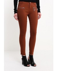 Коричневые узкие брюки от Mim
