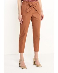 Коричневые узкие брюки от Motivi