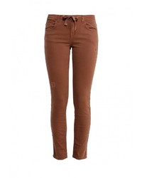 Коричневые узкие брюки от Motivi