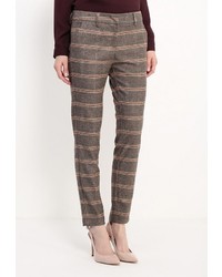 Коричневые узкие брюки от Motivi