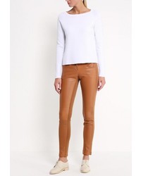 Коричневые узкие брюки от Patrizia Pepe