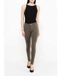 Коричневые узкие брюки от QED London