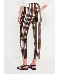 Коричневые узкие брюки от Rinascimento