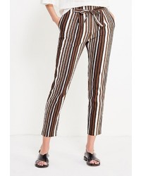 Коричневые узкие брюки от Rinascimento