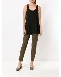 Коричневые узкие брюки от Alcaçuz