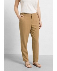 Коричневые узкие брюки от Violeta BY MANGO