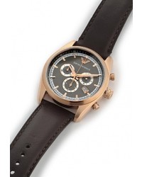 Мужские коричневые часы от Emporio Armani