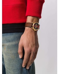 Мужские коричневые часы от Gucci