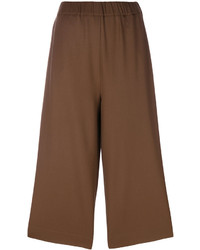 Женские коричневые шерстяные брюки от P.A.R.O.S.H.