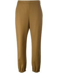 Женские коричневые шерстяные брюки от Sonia Rykiel