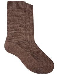 Мужские коричневые шерстяные носки от Asos