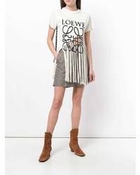 Женские коричневые шерстяные шорты в клетку от Maison Margiela