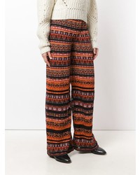 Коричневые широкие брюки от M Missoni