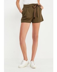 Женские коричневые шорты от LOST INK