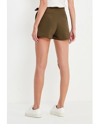 Женские коричневые шорты от LOST INK