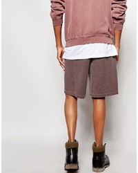 Мужские коричневые шорты от Reclaimed Vintage