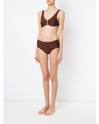 Коричневый бикини-топ от Lygia & Nanny