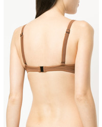 Коричневый бикини-топ от Matteau