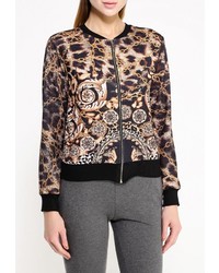 Женский коричневый бомбер от Aurora Firenze