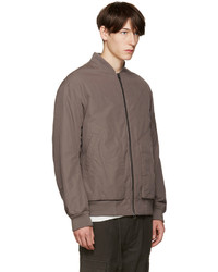 Мужской коричневый бомбер от Helmut Lang