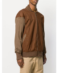 Мужской коричневый бомбер от Publish