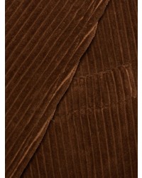 Мужской коричневый вельветовый двубортный пиджак от Gucci