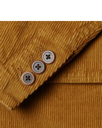 Мужской коричневый вельветовый пиджак