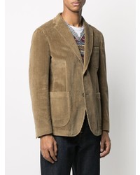 Мужской коричневый вельветовый пиджак от The Gigi