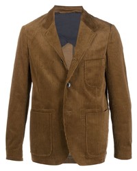 Мужской коричневый вельветовый пиджак от Closed