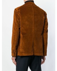 Мужской коричневый вельветовый пиджак от Tagliatore