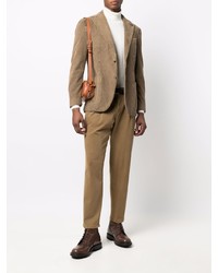 Мужской коричневый вельветовый пиджак от Lardini