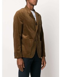 Мужской коричневый вельветовый пиджак от Closed