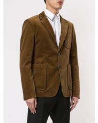 Мужской коричневый вельветовый пиджак от N°21