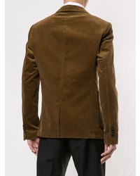 Мужской коричневый вельветовый пиджак от N°21