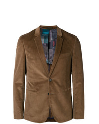 Мужской коричневый вельветовый пиджак от Ps By Paul Smith