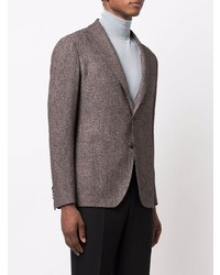 Мужской коричневый вязаный пиджак от Tagliatore